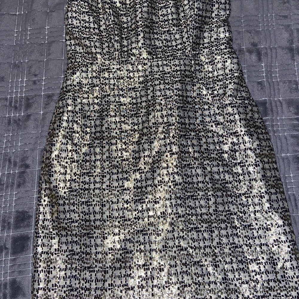 The Limited Strapless Black and White Dress